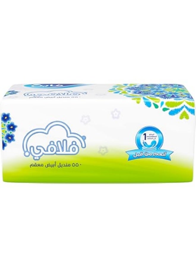 فاين فلافي عبوة مناديل ناعمة للوجه، 550 منديلًا، عبوة من 3 قطع - Image 4